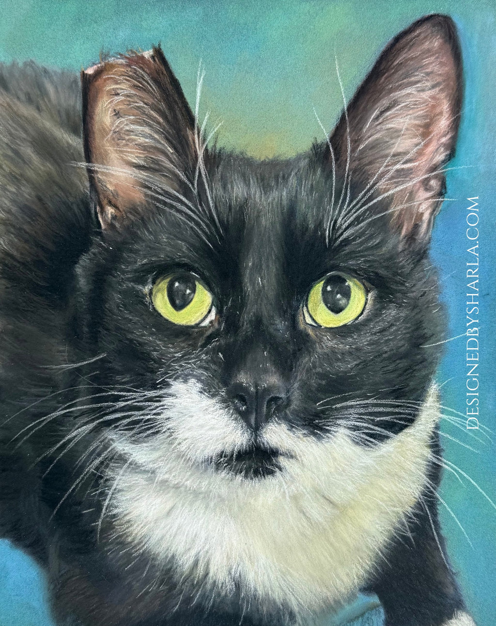 Hand-Drawn Pastel Pet Portraits